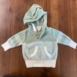 Me & Henry. Green sweater. 3-6 months. New condition.